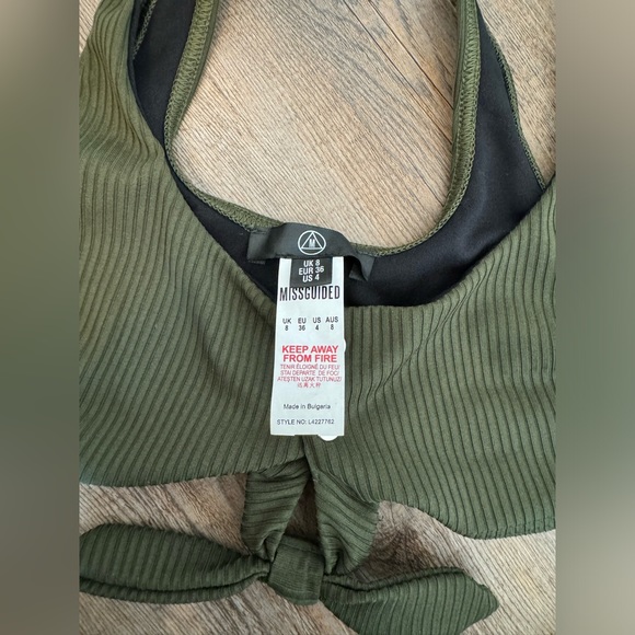 Missguided green bikini - Picture 3 of 4